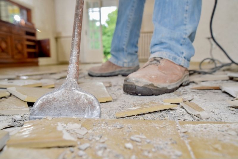 Concrete Grinding on a Newcastle property