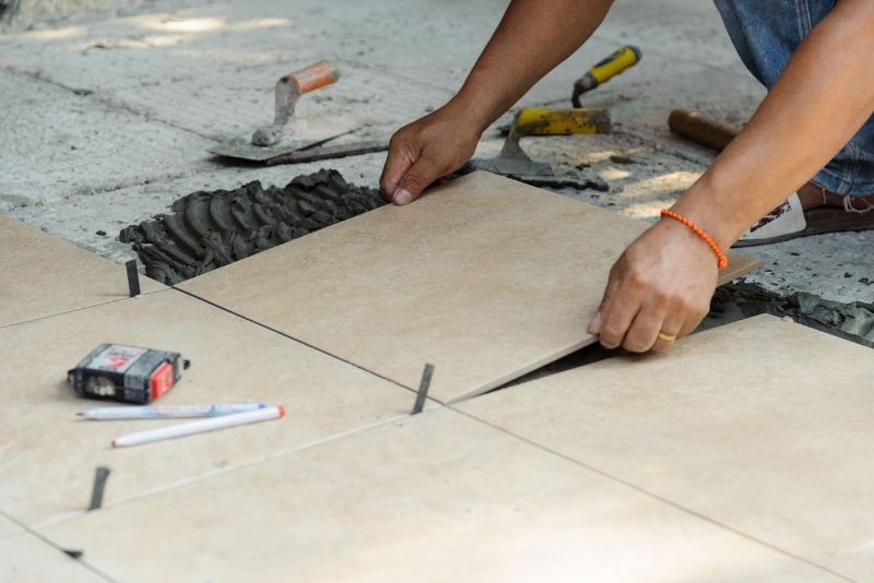 Slate Flooring Removal on a Newcastle property
